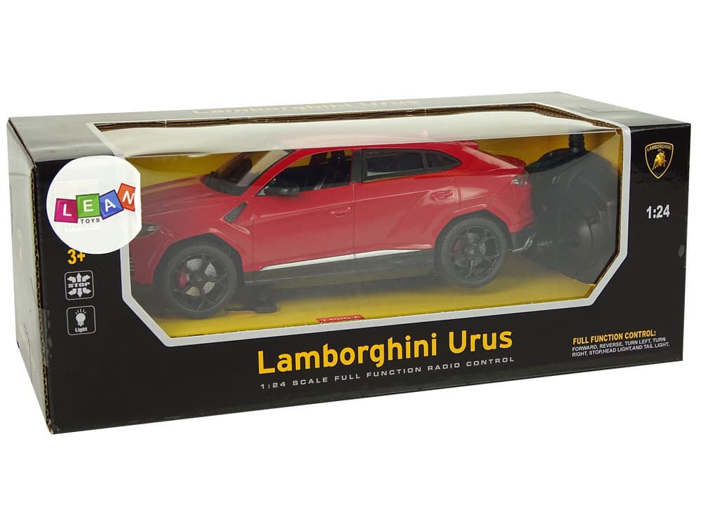 RC avto Lamborghini Urus Rdeč, 1:24, 2.4G, luči 6