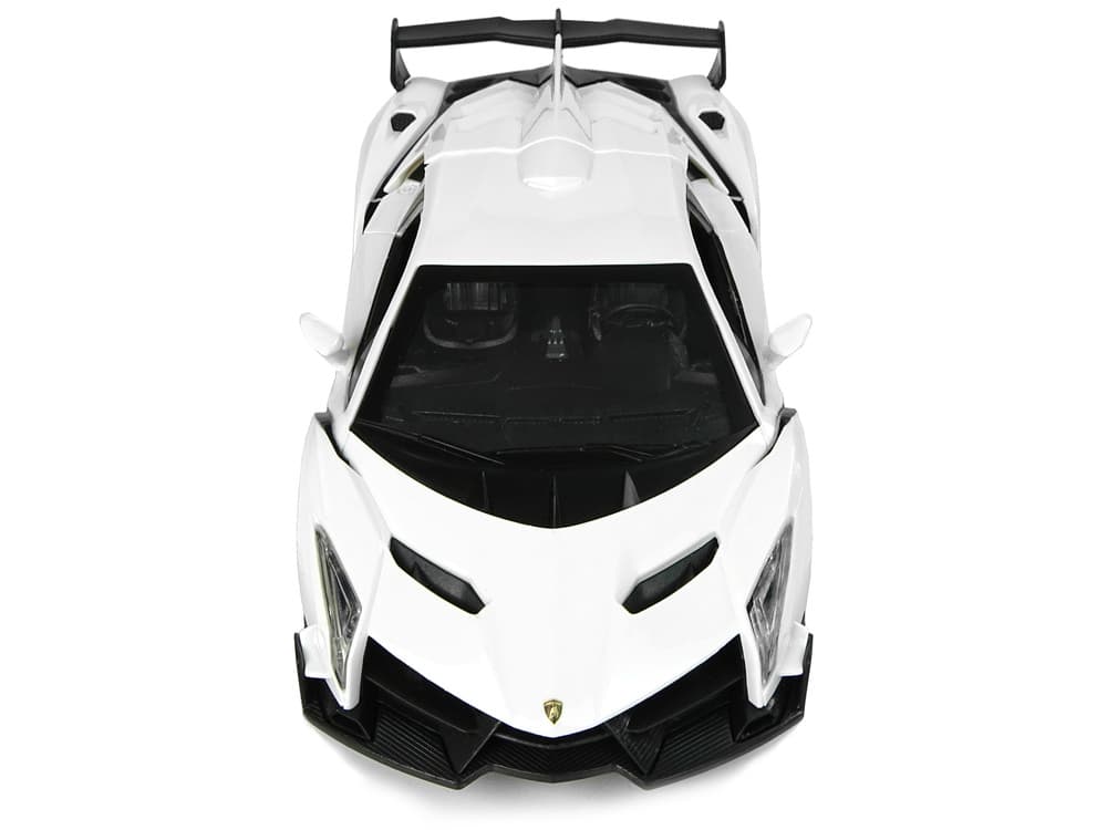RC športni avto Lamborghini Veneno Bela, 1:24, 2.4G, luči 4