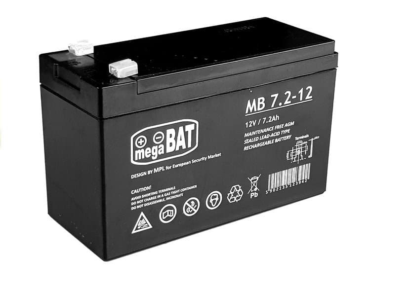 AGM gel akumulator za električna vozila 12V 7.2Ah
