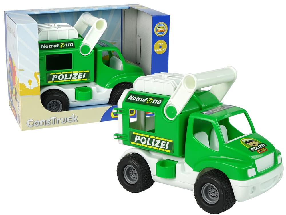 WADER POLESIE Policijsko vozilo Construck, zeleno