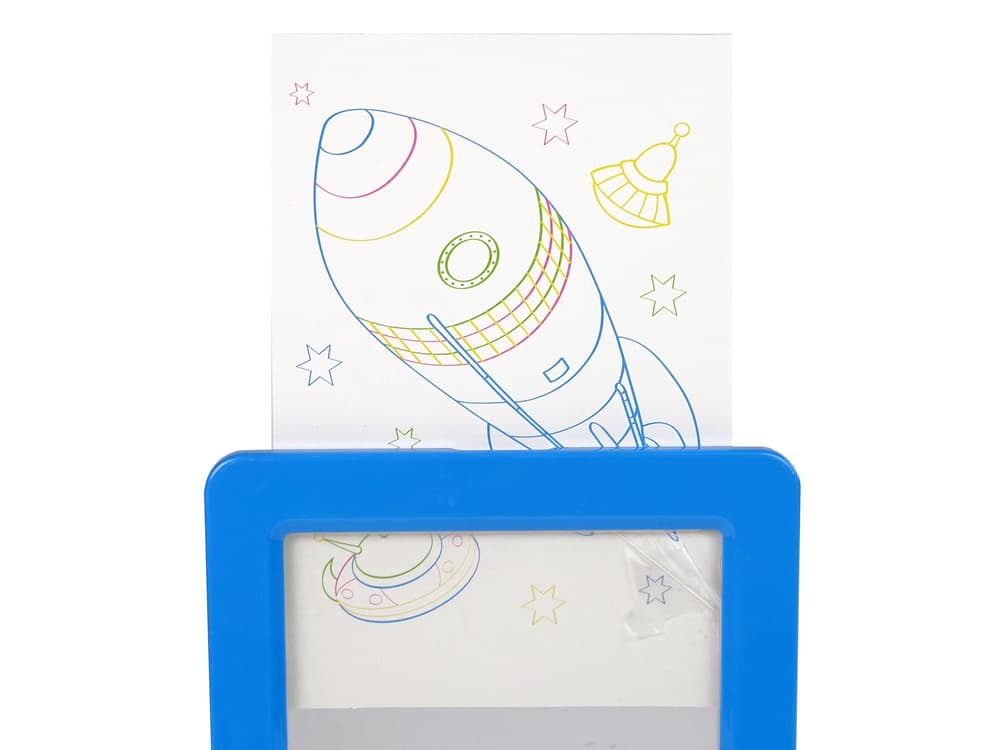 LEAN TOYS Čarobna 3D svetleča tabla za risanje, modra 6