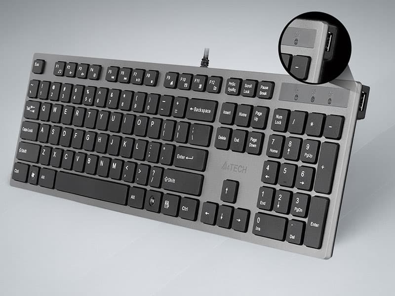 Tipkovnica A4TECH KV-300H Grey USB 4