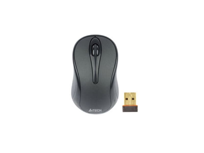 A4TECH Brezžična miška G3-280N RF (Glossy Grey)