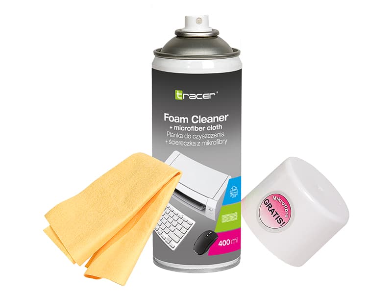 TRACER LCD/TFT 400ml pena + mikrovlakna krpa 2