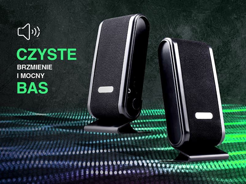 Zvočnika TRACER 2.0 Quanto BLACK USB 7
