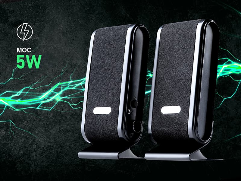 Zvočnika TRACER 2.0 Quanto BLACK USB 8