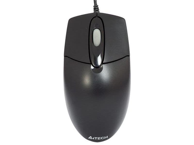 Mysz A4TECH OP-720, USB, črna, 1200 DPI