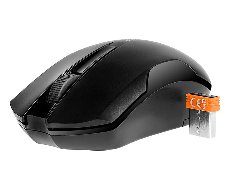 Brezžična miška A4TECH G3-200N-1 V-Track, črna