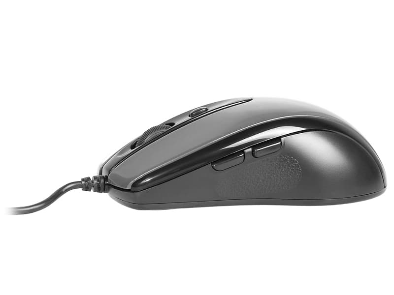 Žična miška A4TECH N-708X V-Track, 1600 DPI, črna 2