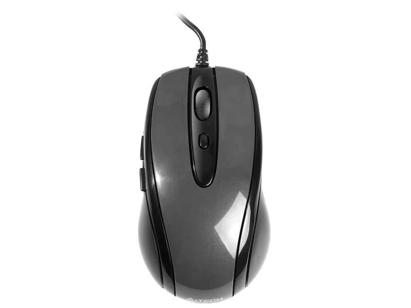 Žična miška A4TECH N-708X V-Track, 1600 DPI, črna 3