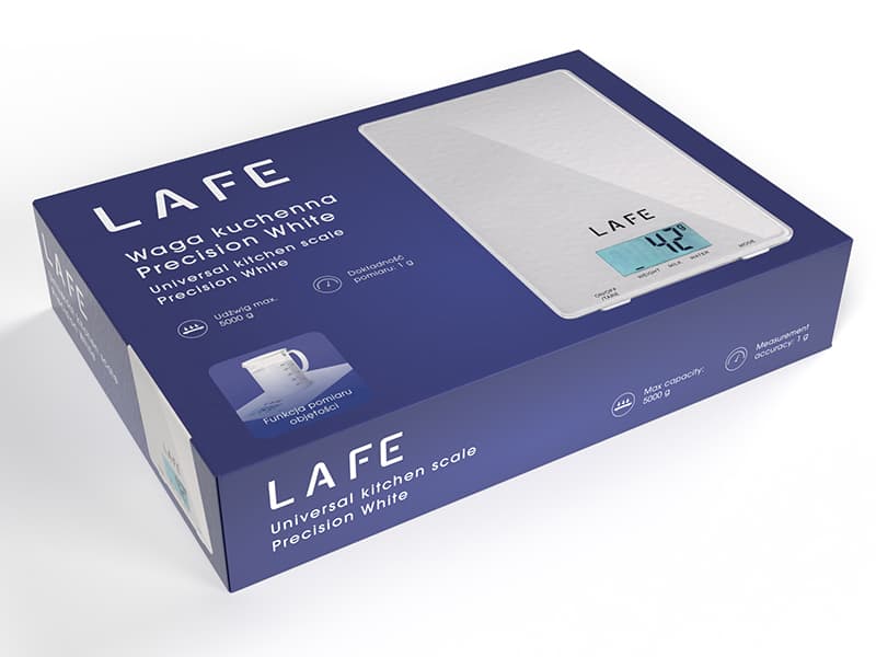 LAFE Precision White - kuhinjska tehtnica, bela 5