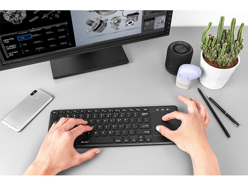 Tipkovnica s touchpadom TRACER Smart RF 2,4 GHz 7