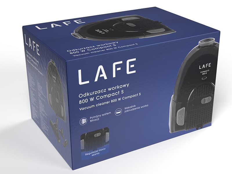 LAFE Compact S - vrečkasti sesalnik, 800W 8
