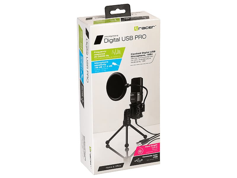 Kondenzatorski mikrofon TRACER Digital USB PRO za studio 4