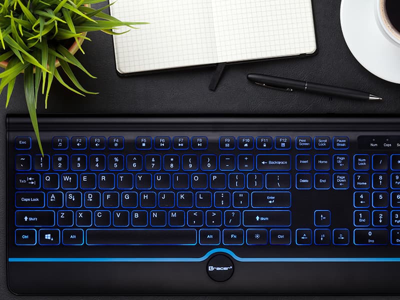 Tipkovnica TRACER OFIS PRO USB (Blue lightening) 5
