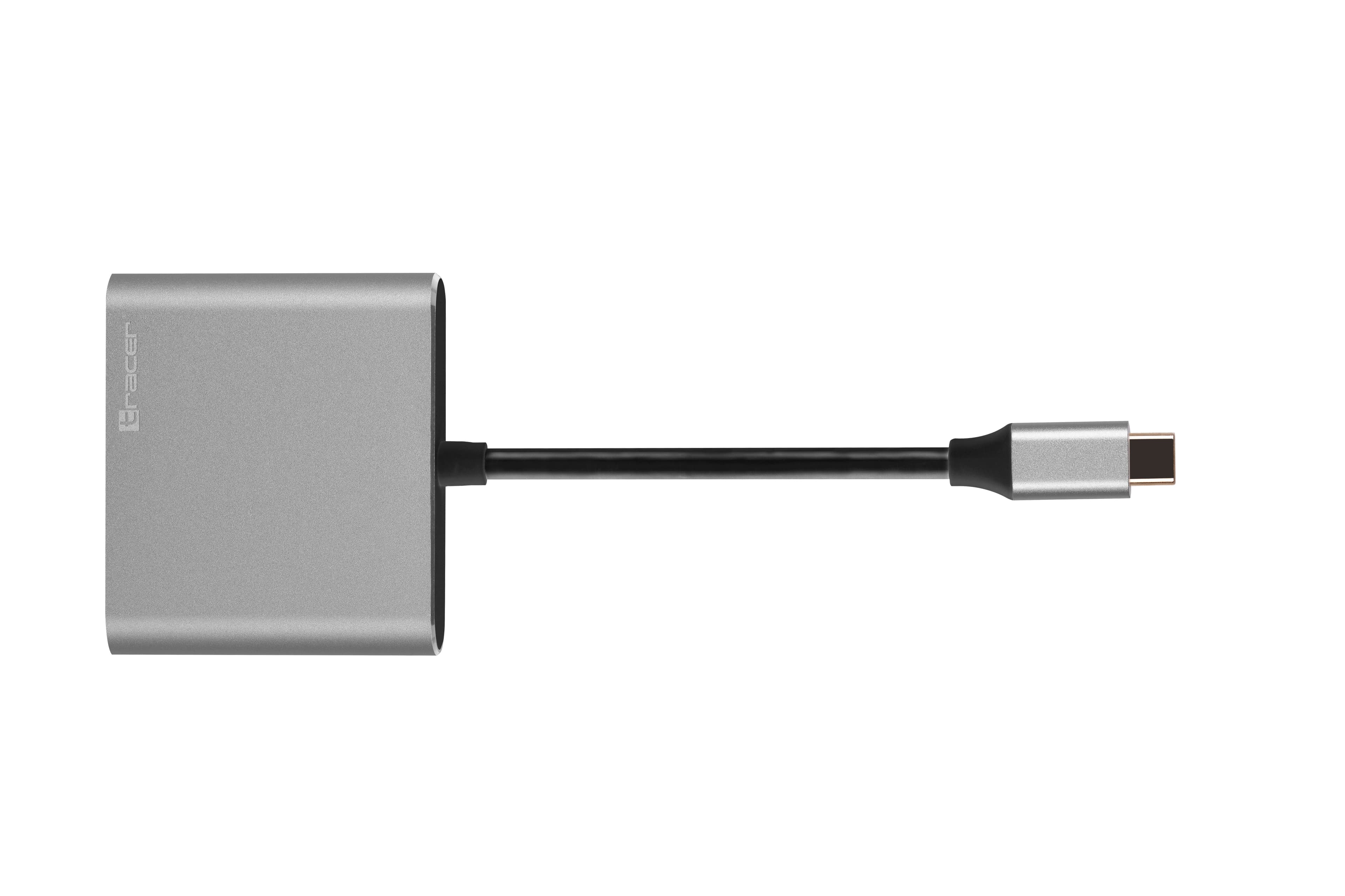Adapter TRACER A-1 USB-C v HDMI 4K, USB 3.0, PD 100W 4