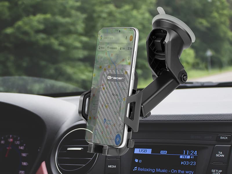Teleskopsko držalo za telefon TRACER U33 s priseskom