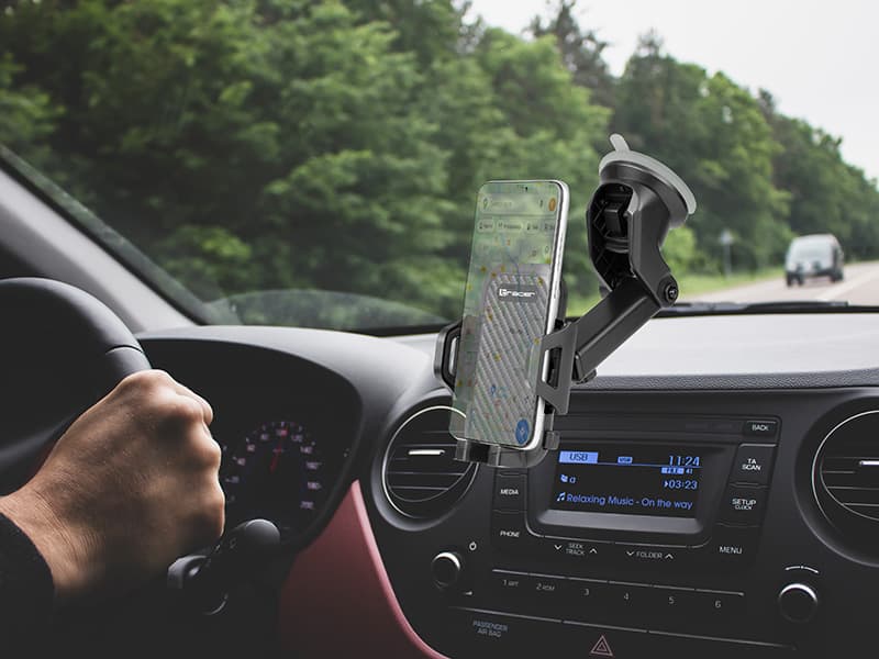 Teleskopsko držalo za telefon TRACER U33 s priseskom 6