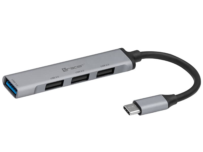 HUB TRACER USB 3.0 H40, 4-portni, USB-C