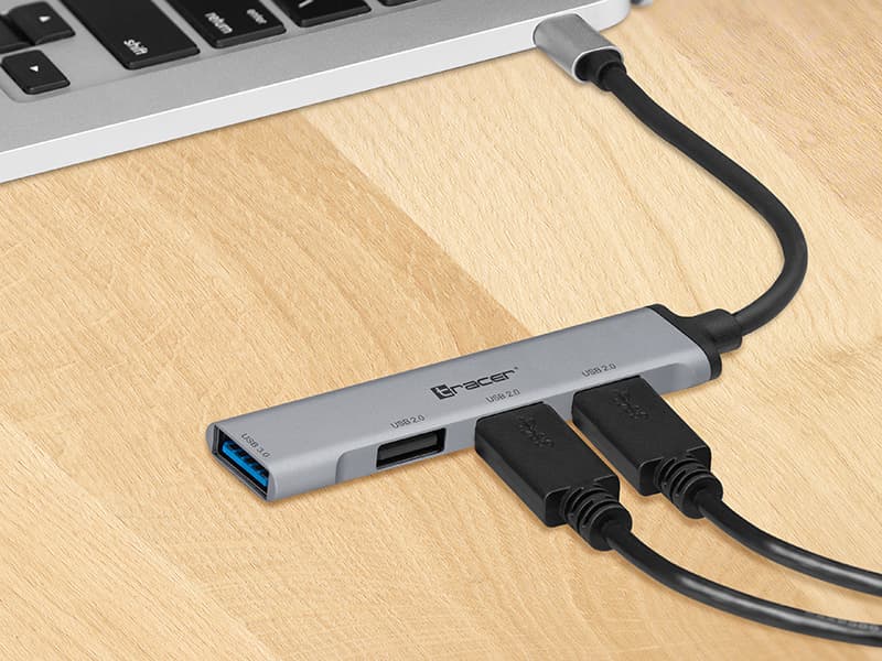 HUB TRACER USB 3.0 H40, 4-portni, USB-C 5