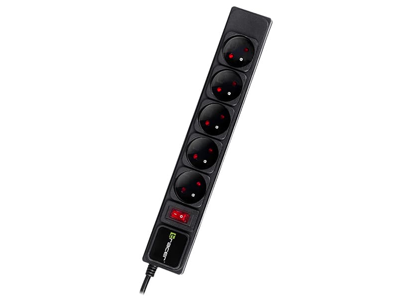 TRACER PowerGear Razdelilna letev 5 vtičnic, 5m