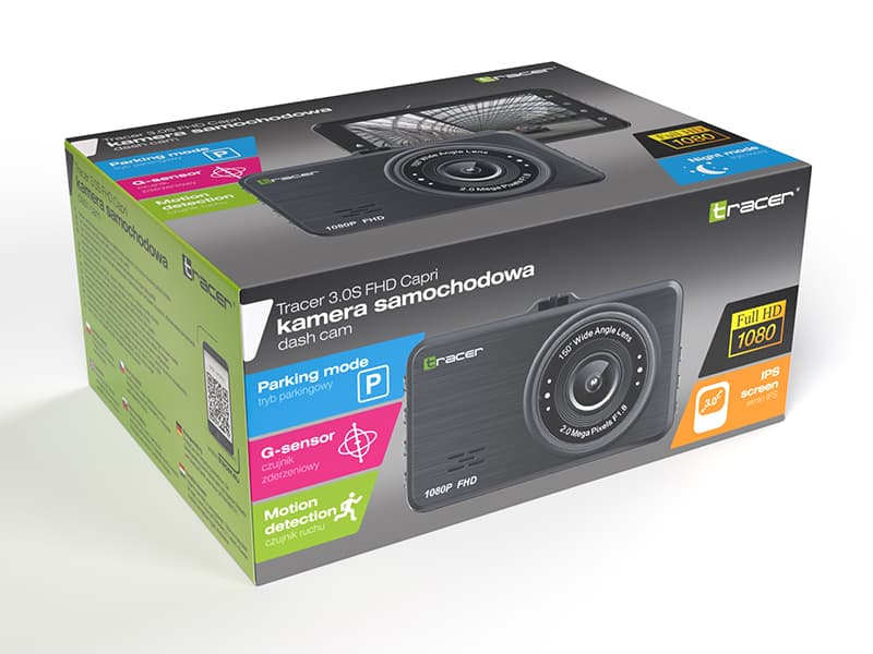 TRACER Avto kamera 3.0S FHD Capri 8
