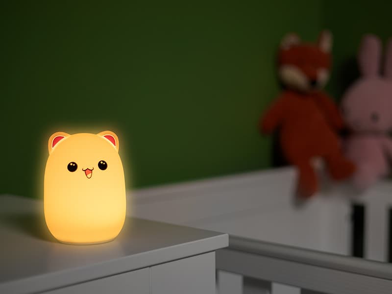 Nočna lučka Tracer Teddy Bear, LED, večbarvna, na baterije 6
