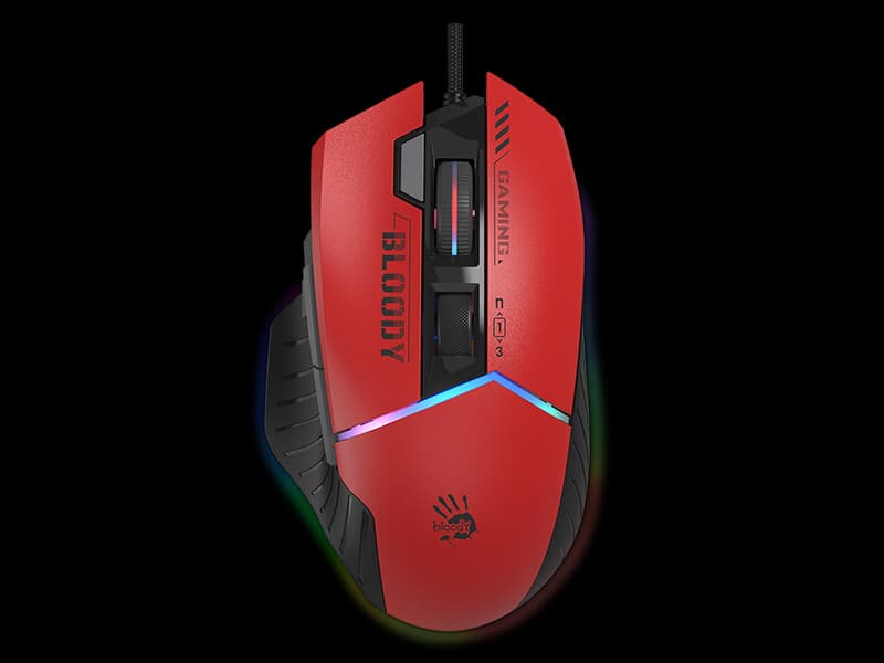 A4TECH Gaming miška BLOODY W95Max USB Sports Red 2