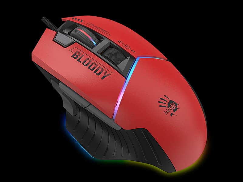 A4TECH Gaming miška BLOODY W95Max USB Sports Red 3