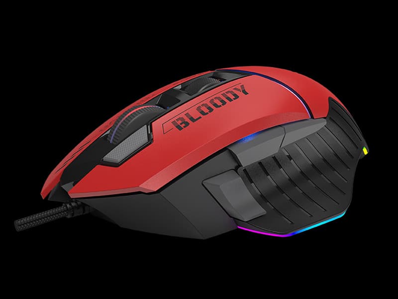A4TECH Gaming miška BLOODY W95Max USB Sports Red 5