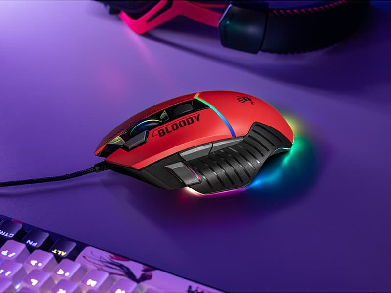 A4TECH Gaming miška BLOODY W95Max USB Sports Red 7