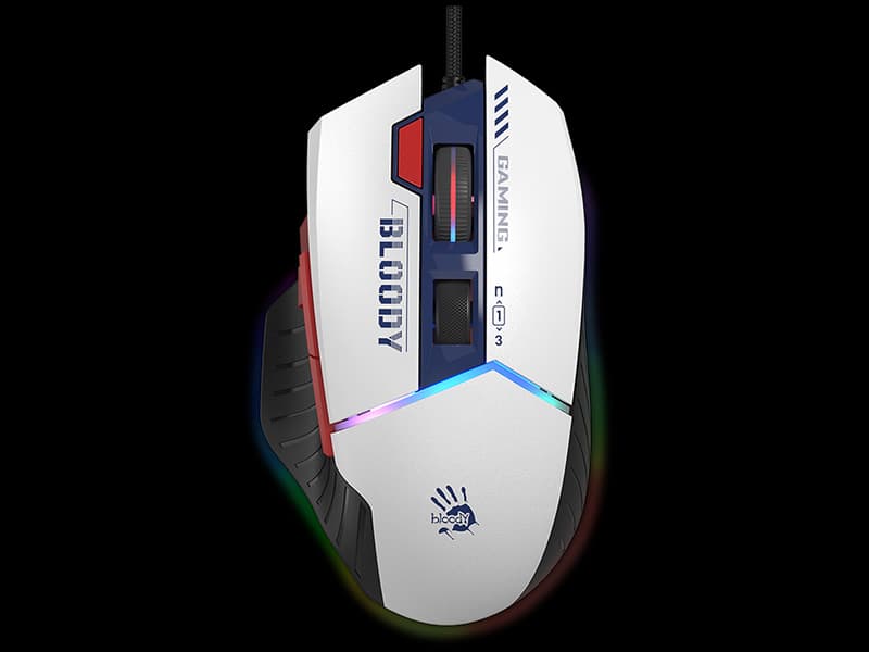 A4TECH Gaming miška BLOODY W95Max USB Sports Navy 2