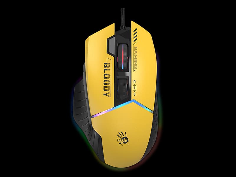 A4TECH Gaming miška BLOODY W95Max USB Sports Lime 2