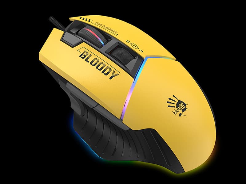 A4TECH Gaming miška BLOODY W95Max USB Sports Lime 3