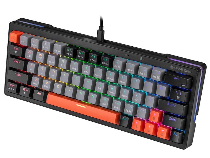 TRACER tipkovnica GAMEZONE EVO1 HOT SWAP, mehanična, 63 tipk, siva 4
