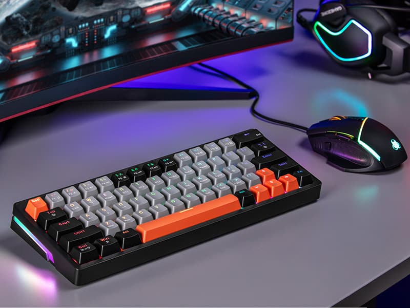 TRACER tipkovnica GAMEZONE EVO1 HOT SWAP, mehanična, 63 tipk, siva 5