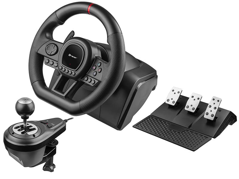 Dirkalni volan TRACER SimRacer z ročnim menjalnikom 6 v 1