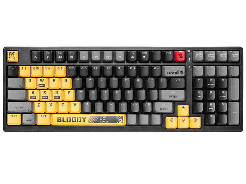 A4TECH Bloomy S98 mehanska tipkovnica, USB Sports Lime 2
