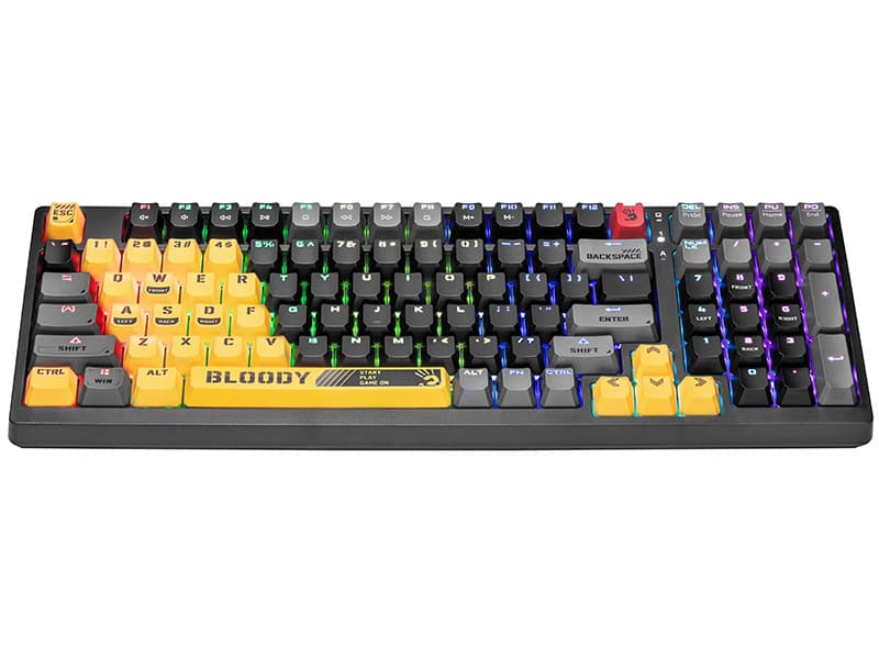A4TECH Bloomy S98 mehanska tipkovnica, USB Sports Lime 3