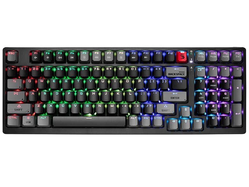 A4TECH Bloomy S98 mehanska tipkovnica, USB Sports Lime 5