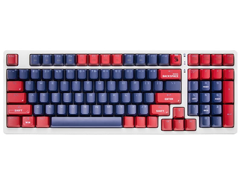 A4TECH Bloomy S98 mehanska tipkovnica, USB Sports Navy 6