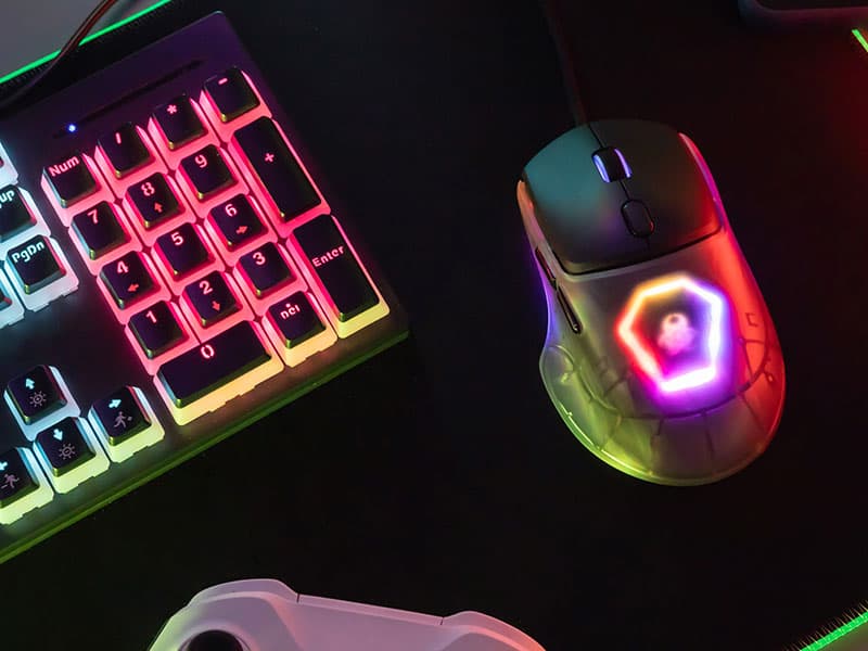 Gaming miška TRACER GAMEZONE NEON RGB USB 8