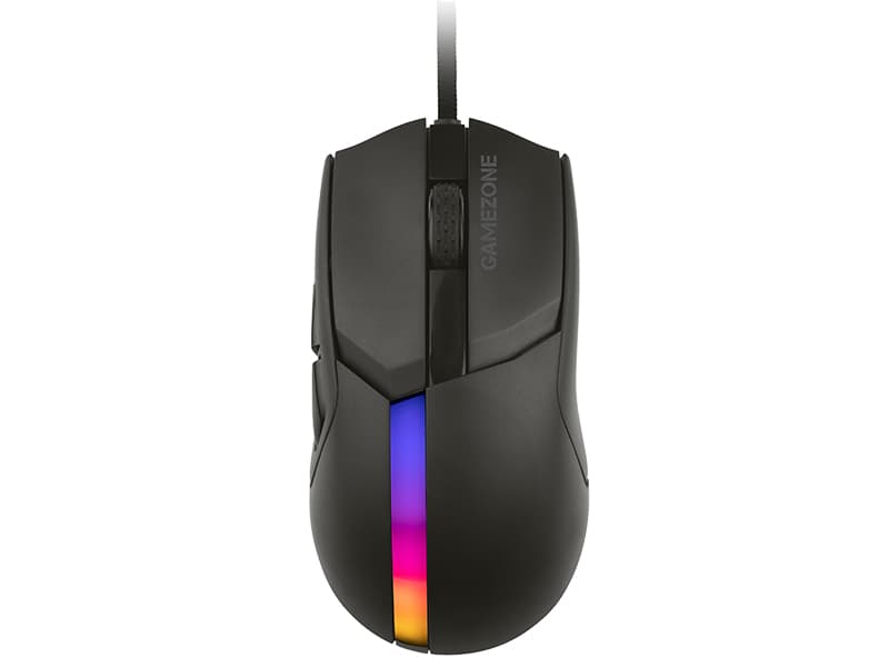 Gaming miška TRACER GAMEZONE COOL Black RGB, do 12000 DPI 2