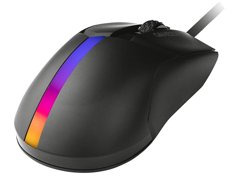 Gaming miška TRACER GAMEZONE COOL Black RGB, do 12000 DPI 3