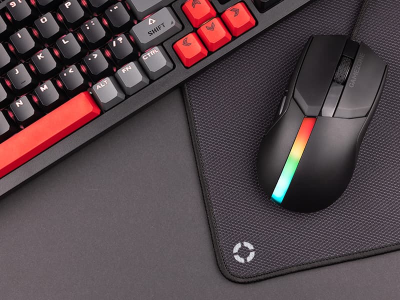 Gaming miška TRACER GAMEZONE COOL Black RGB, do 12000 DPI 6
