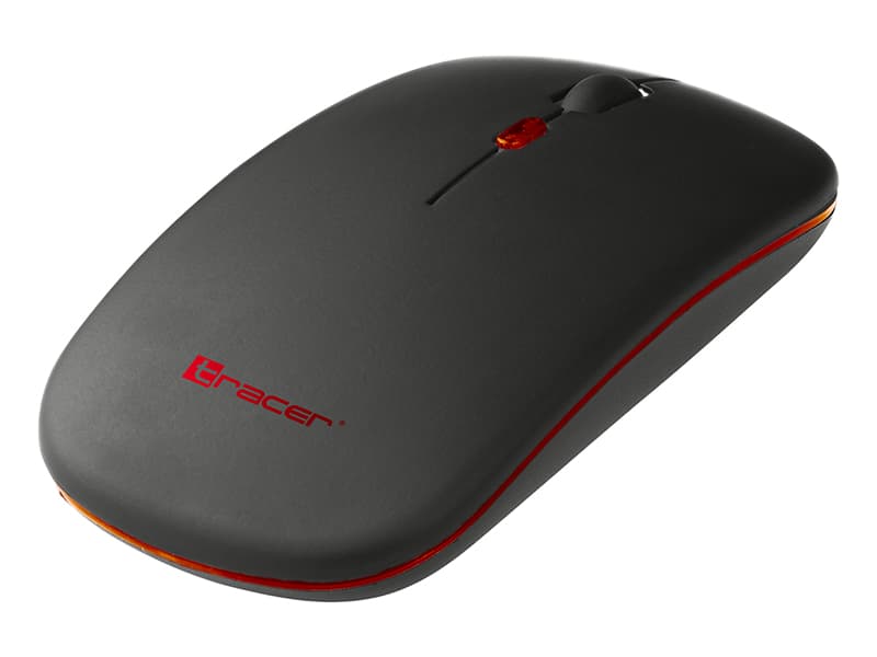 TRACER SLIM RF NANO Brezžična miška, USB/BT, polnilna, črna 4