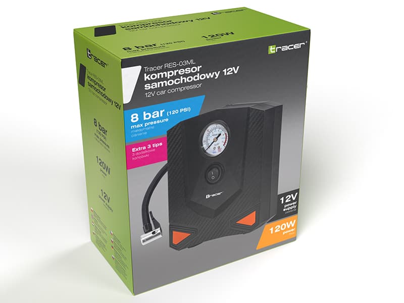 TRACER RES-03ML kompresor za zrak, 120W 7
