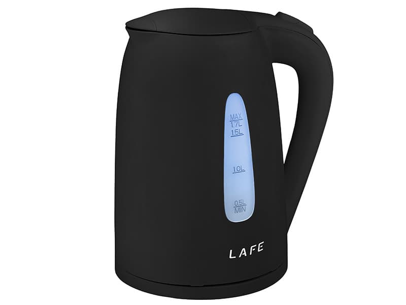 LAFE Essential Black Električni kuhalnik vode, 1,7l, 2200W