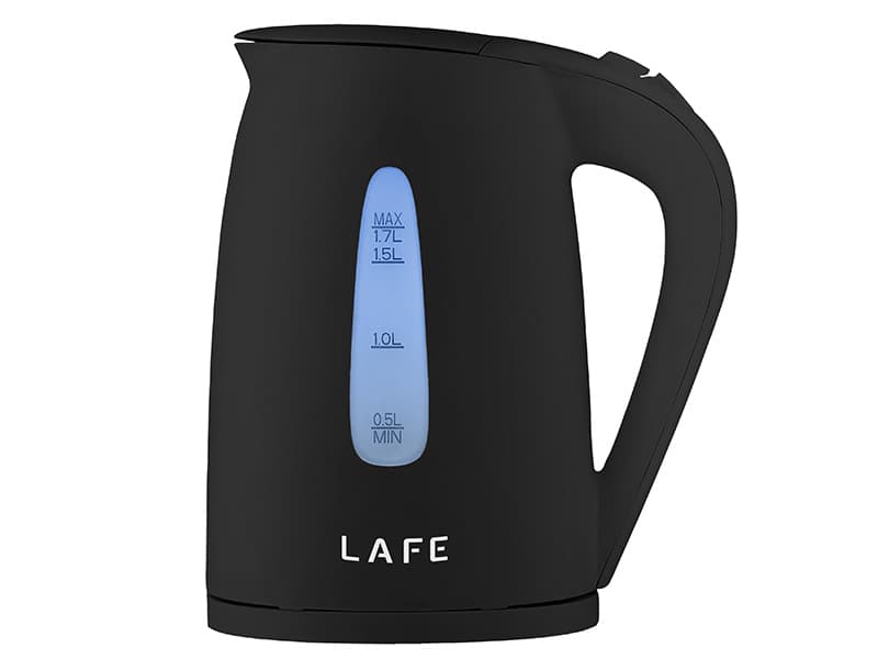 LAFE Essential Black Električni kuhalnik vode, 1,7l, 2200W 2