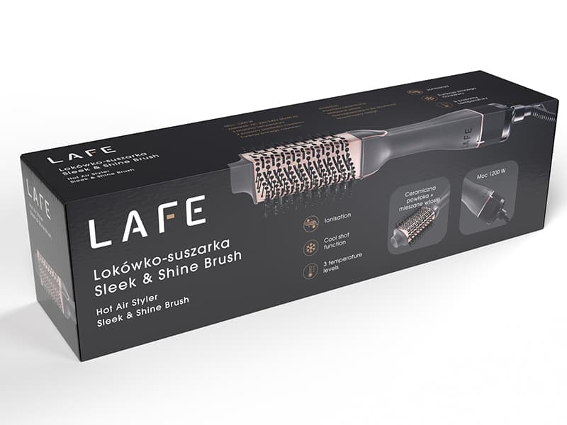 Kombinirana krtača za kodranje in sušenje LAFE Sleek & Shine Brush 8